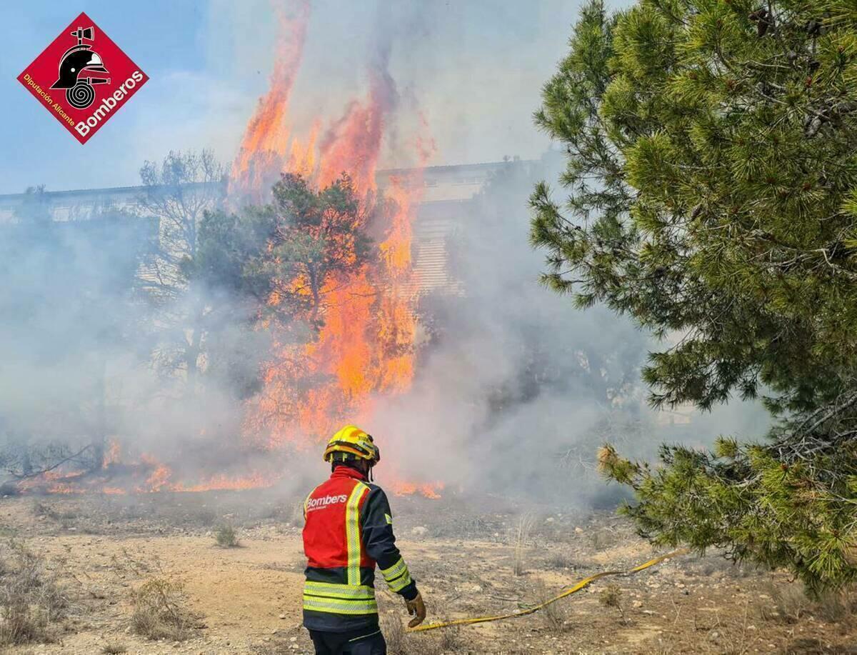 INCENDIO EN BENIDORM