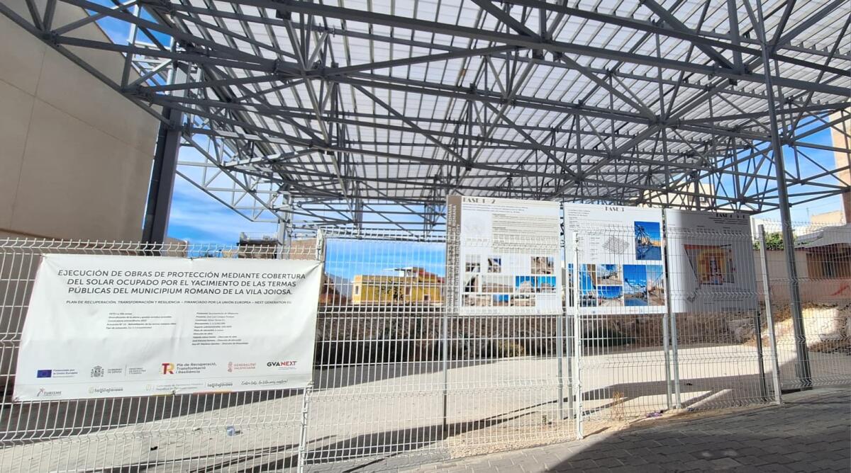 Las obras de las fases 4 y 5 del Plan Director de las Termas de Allon de Villajoyosa serán visitables para el público