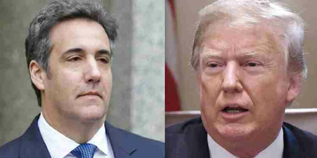 El exabogado de Trump filtra la grabaci&oacute;n en la que habla de pagos a la exmodelo de Playboy