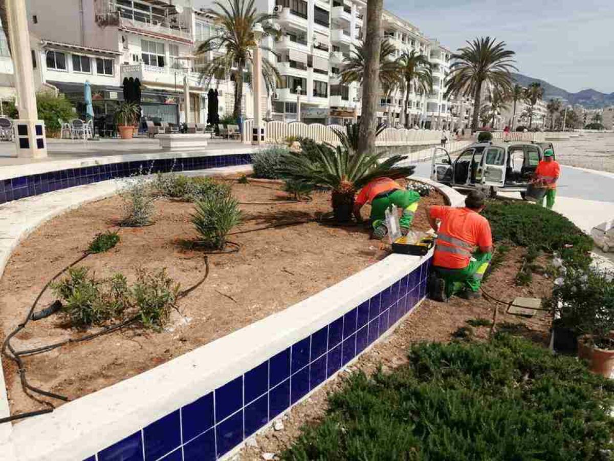 Cambio de imagen integrado en el paisaje en el paseo de l&acute;Espig&oacute;