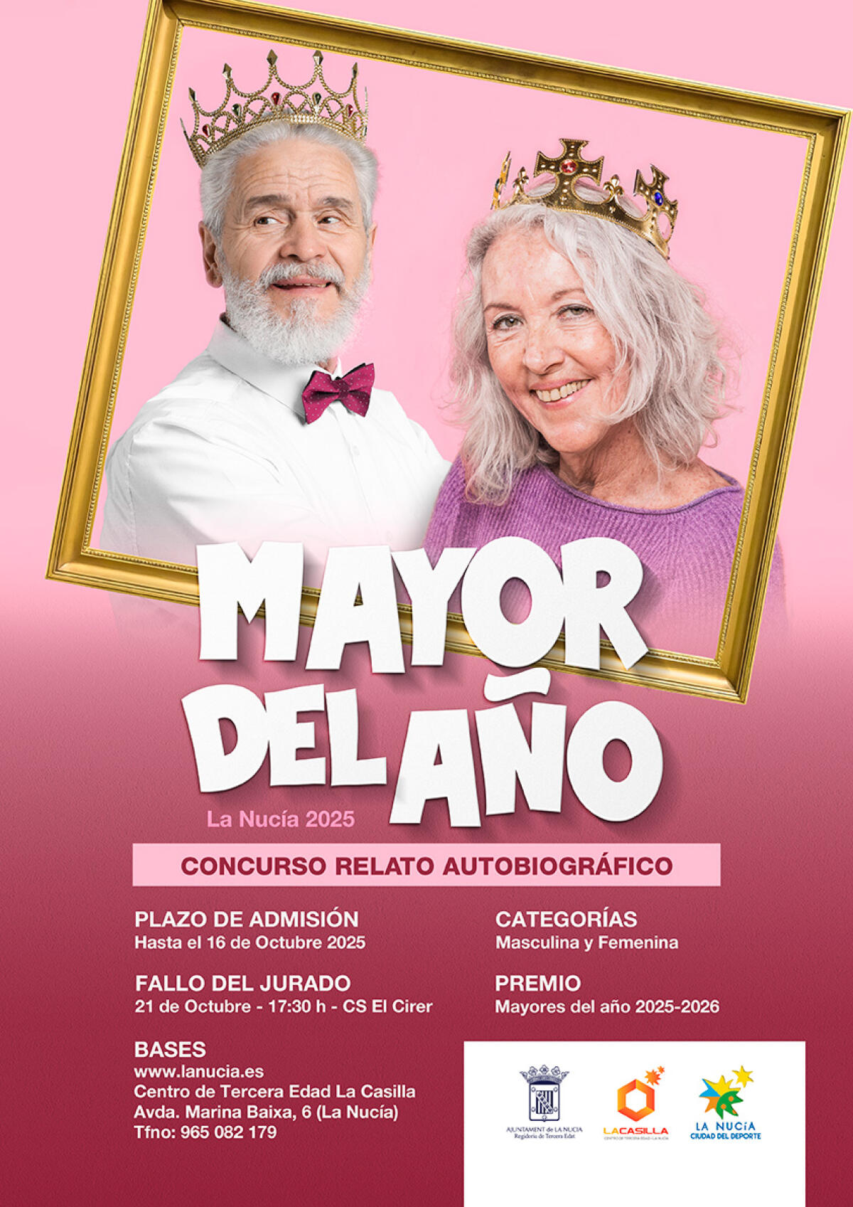 Tercera Edad busca a sus “Mayores del Año”