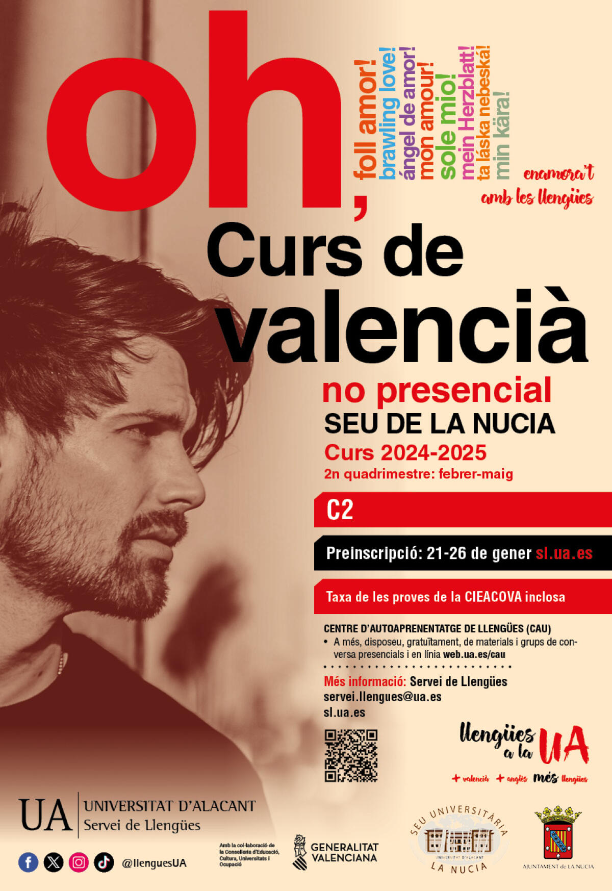  La Seu oferta el “Curs C2 de Valencià” on-line para el 2º cuatrimestre