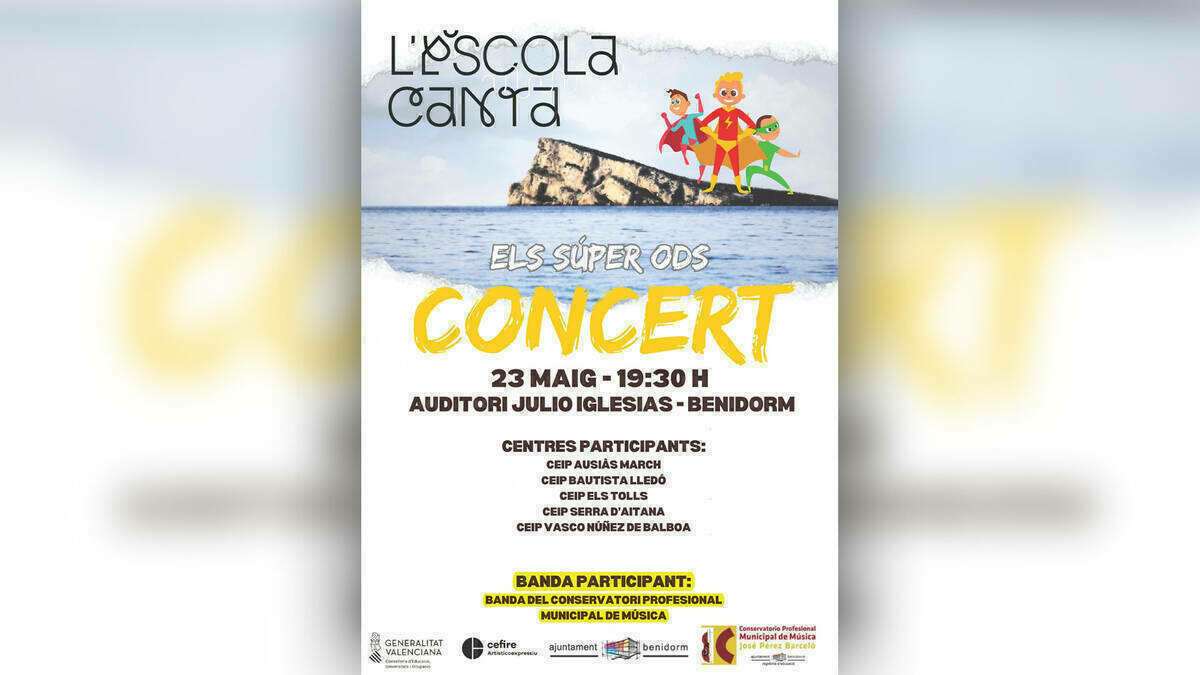 Cerca de 250 estudiantes de Primaria actúan este jueves en el concierto de clausura del proyecto ‘L’escola canta’