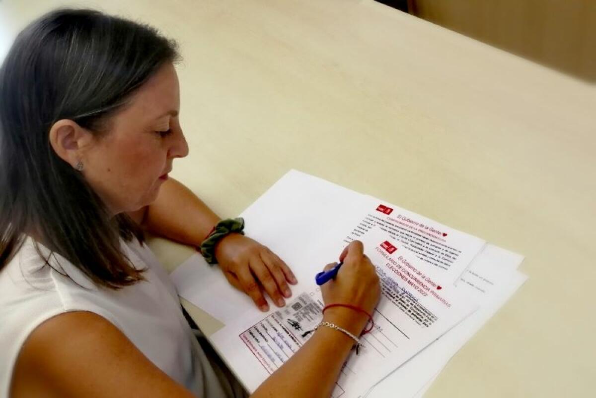 Cristina Escoda oficializa su candidatura a las primarias para elegir al alcaldable del PSPV-PSOE de Benidorm