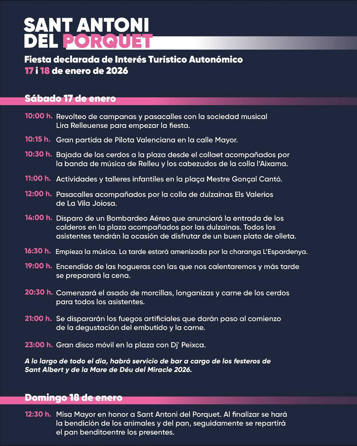 Agenda de cultura comarcal del 12 al 18 de enero