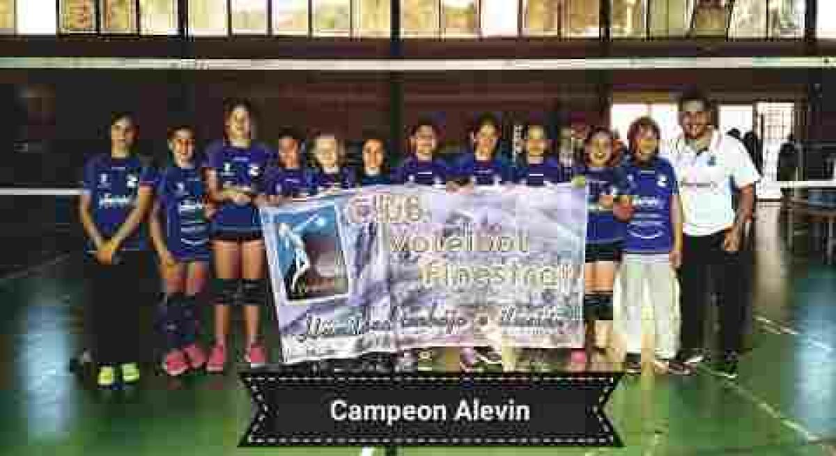 El equipo Infantil y Alev&iacute;n del Club Voleibol Finestrat se proclaman campeones de Liga en sus categor&iacute;as