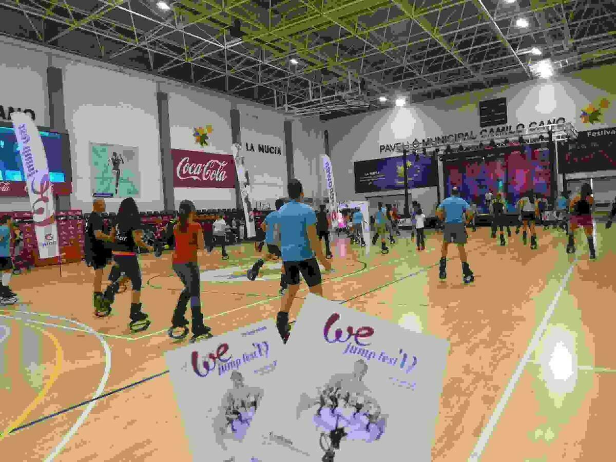 200 personas participaron en el Festival de Fitness de “Saltos” de La Nucía 