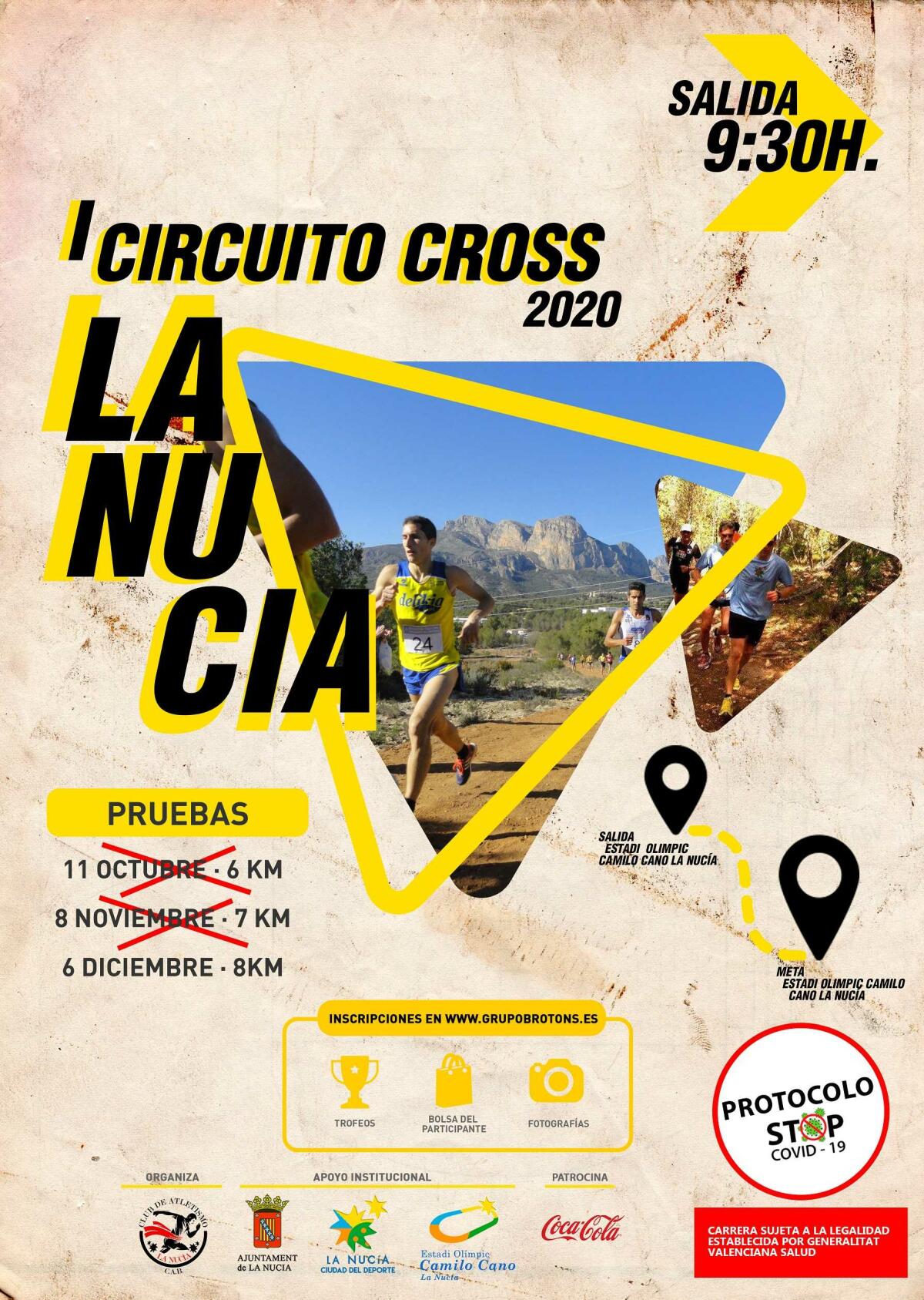 El I Circuito de Cross La Nucía finaliza el domingo con un 8K