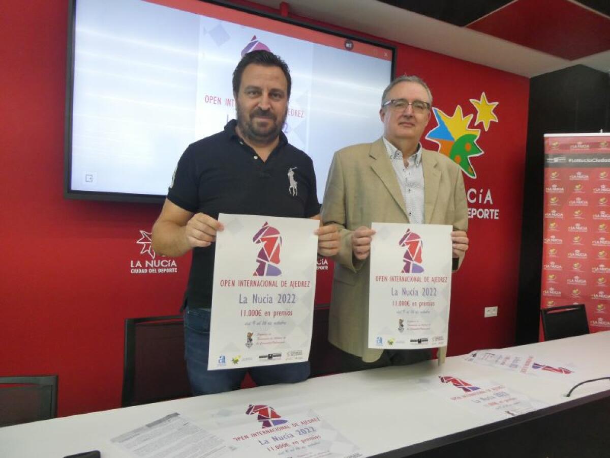 El Pabellón Muixara acogerá “El Open Internacional de Ajedrez de La Nucía” 