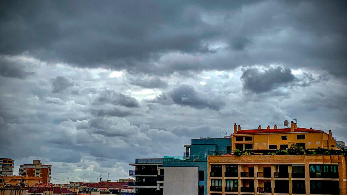 Las precipitaciones dejan en Benidorm 24,6 l/m2 de media hasta las 13 horas 