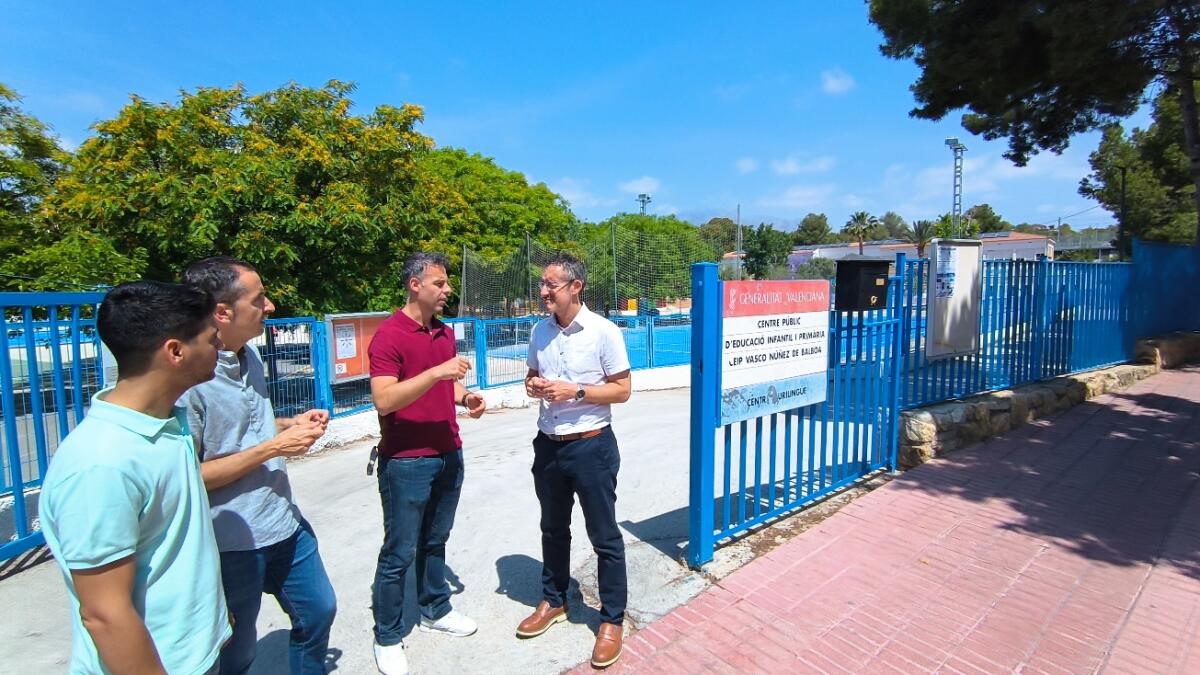 El PSOE denuncia que Mazón lleva dos años ignorando la necesaria reforma del colegio Vasco Núñez de Balboa