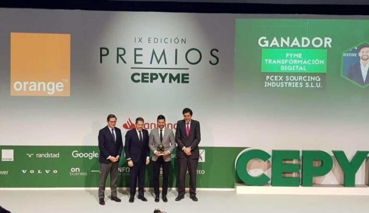 PCEX Automotive, ganadora de los Premios CEPYME 2022 