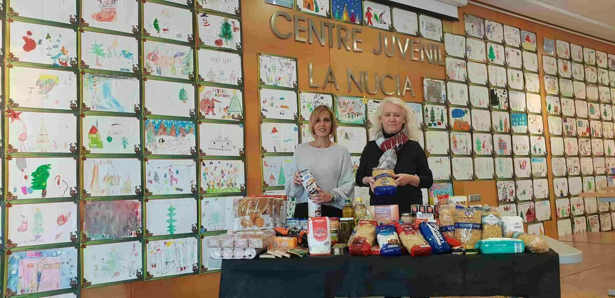 La Nucía · Donación de la “Juventud Solidaria” al Programa de Alimentos