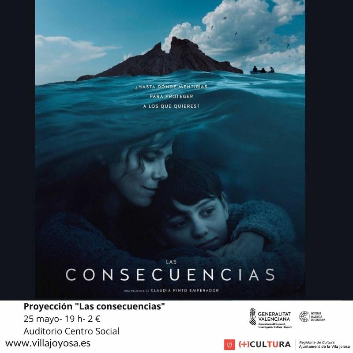 Cultura proyecta este miércoles la película “Las Consecuencias” en el Auditorio del Centro Social de la Vila Joiosa