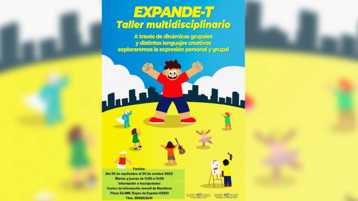 Benidorm plantea un proyecto para que jóvenes de 16 a 30 años desarrollen sus capacidades creativas, sociales y lúdicas