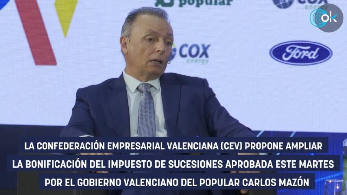 Los empresarios valencianos proponen que los empleados con 10 años en la empresa no paguen Sucesiones