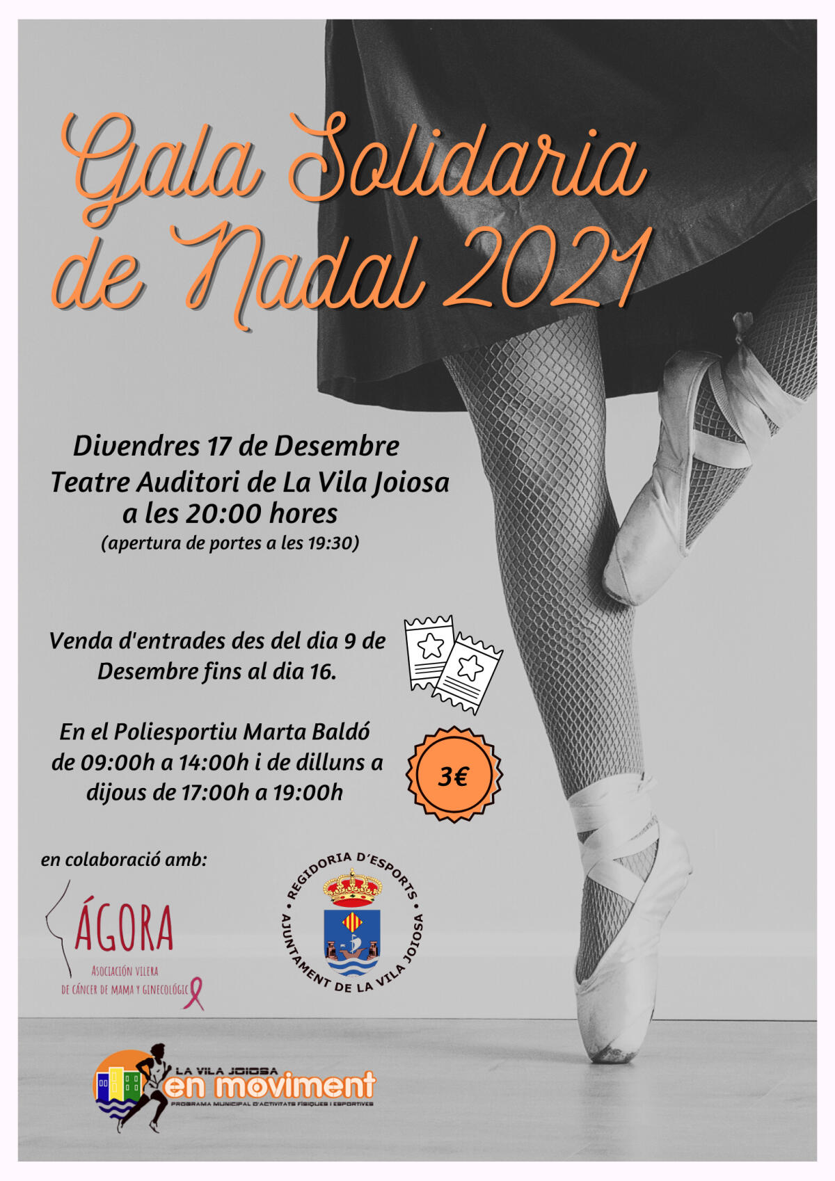 La Concejalía de Deportes de la Vila Joiosa organiza la III Gala Solidaria de Navidad