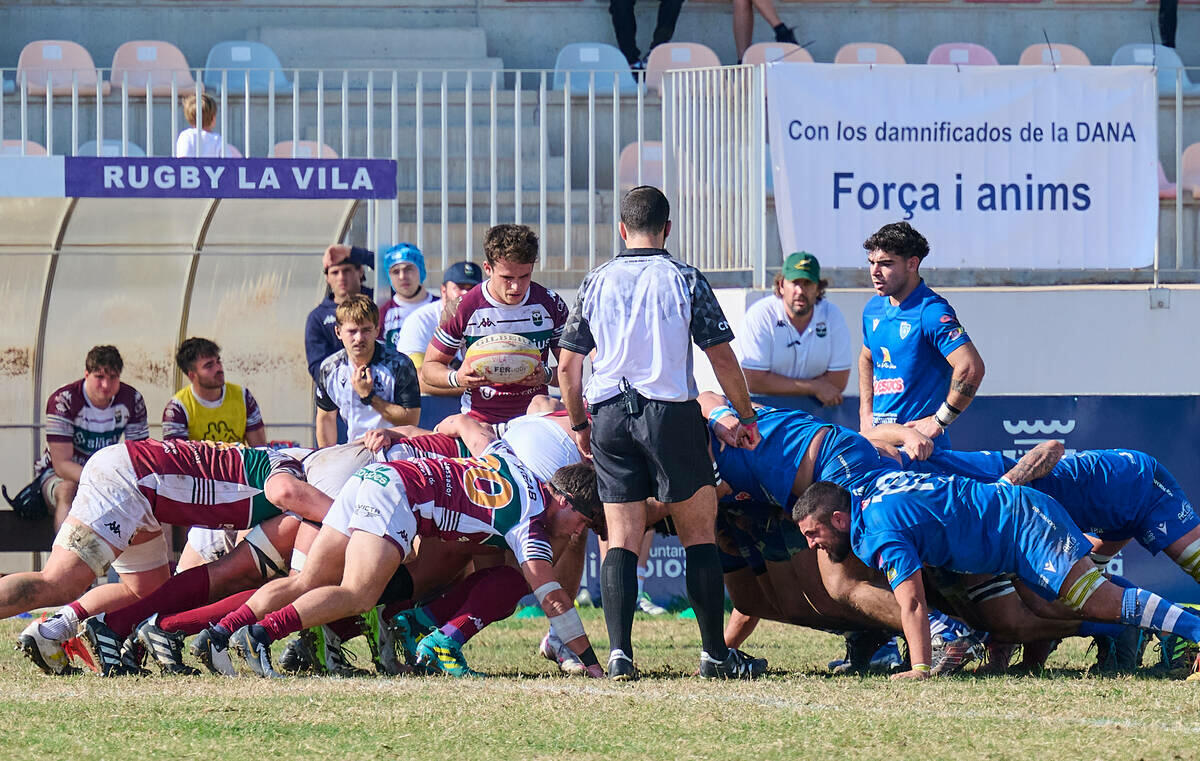 Huesitos La Vila Rugby Club acaricia la victoria en Copa ante el líder de la liga.