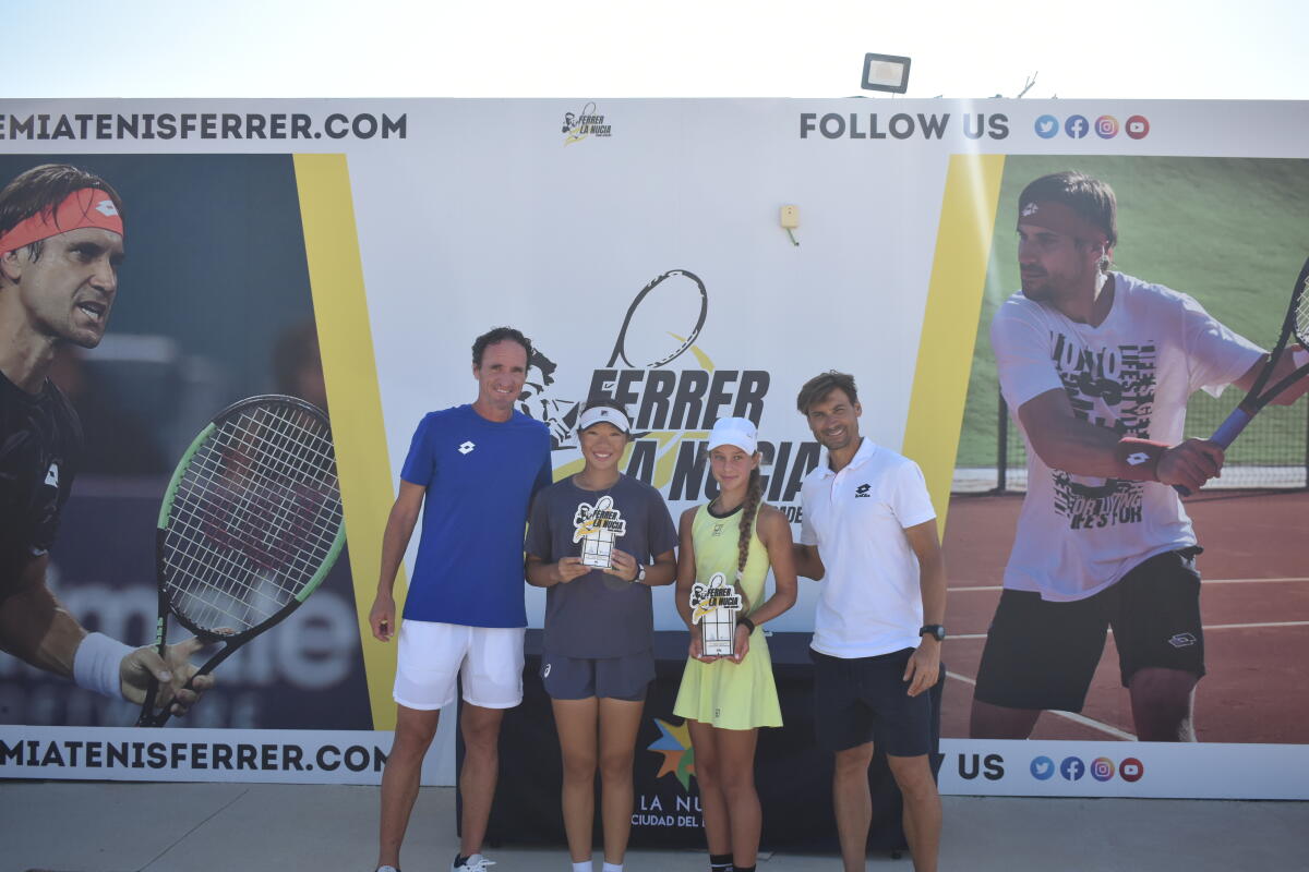 Evangelina Shingaleeva y Marc Saornil ganan el Internacional sub 14 David Ferrer