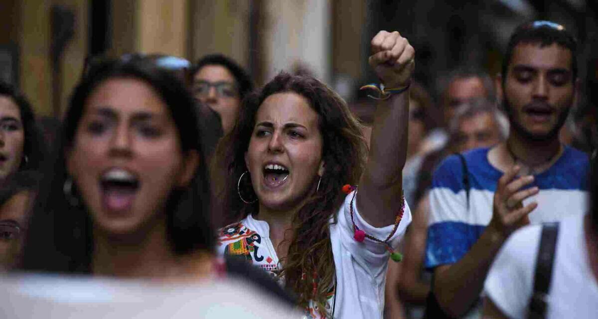 Las protestas por La Manada vuelven a las calles en una nueva ola de indignaci&oacute;n