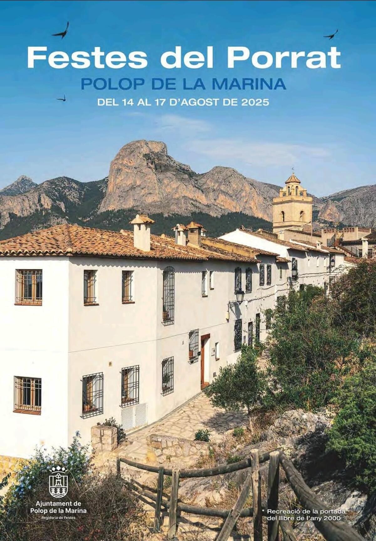 Polop se prepara para vivir la emoci&oacute;n y la tradici&oacute;n de les Festes del Porrat 2025