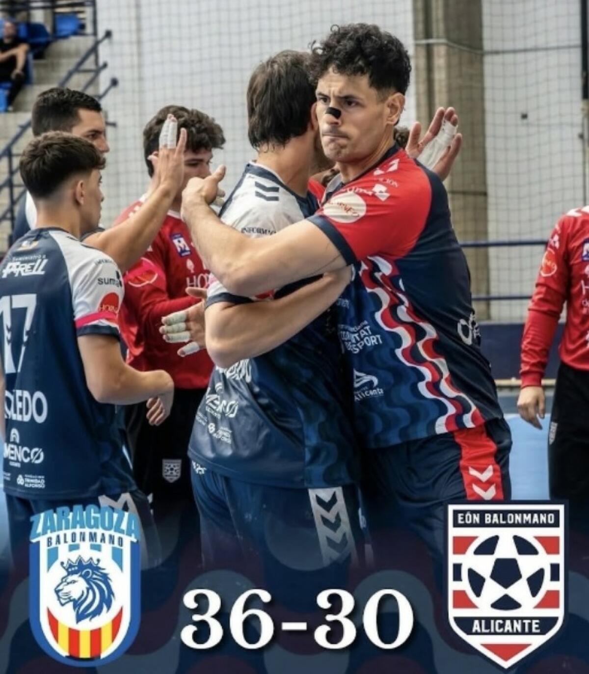 El Horneo sufre una dolorosa derrota ante el Zaragoza (36-30) y queda apeado de la Copa del Rey