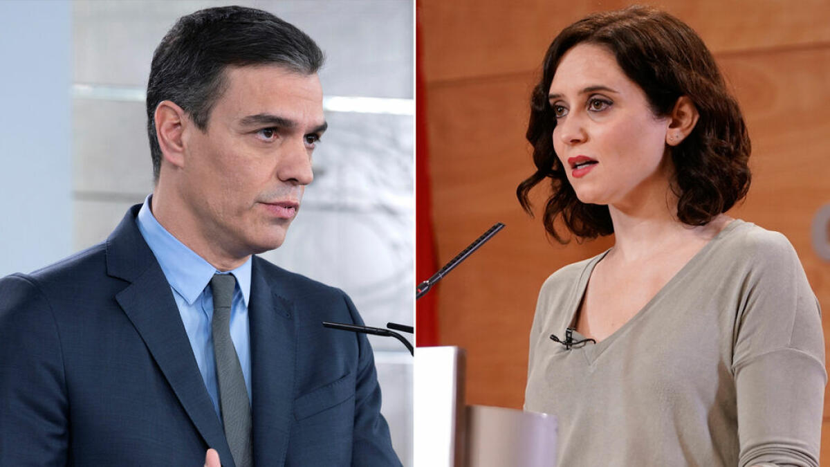 Ayuso pide a Pedro S&aacute;nchez que el Ej&eacute;rcito asegure las restricciones en Madrid