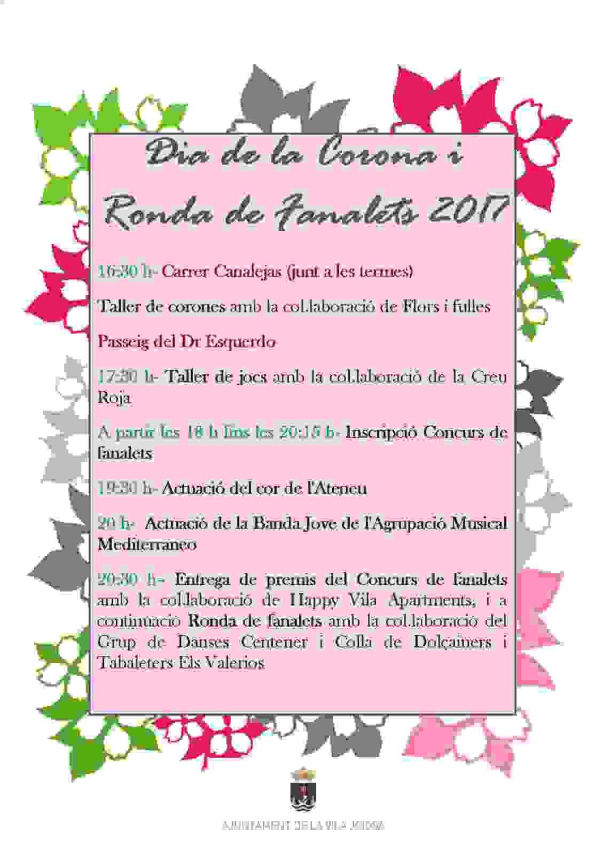 La Vila Joiosa celebra el D&iacute;a de la Corona y la Ronda de Fanalets