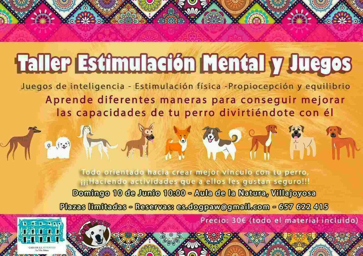 La Vila &middot; Juventud organiza un curso de estimulaci&oacute;n para perros