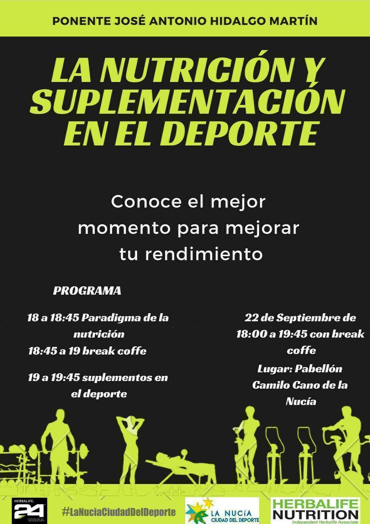 La Nuc&iacute;a &middot; Charla sobre &ldquo;Nutrici&oacute;n y Suplementaci&oacute;n en el Deporte&rdquo;