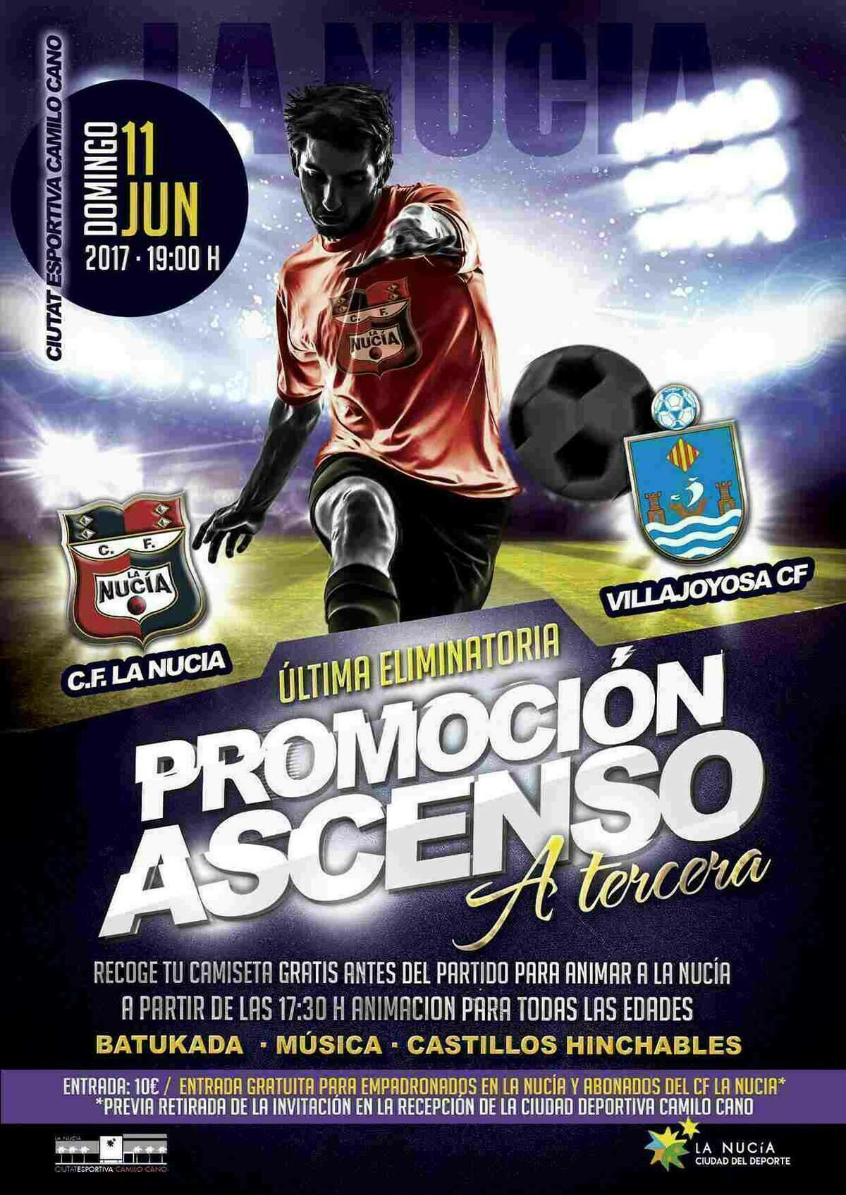 La Nuc&iacute;a C.F. organiza una &ldquo;fiesta&rdquo; pre partido para el partido ante el Villajoyosa