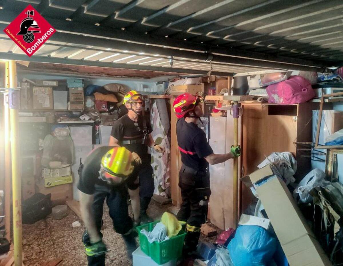 APUNTALAMIENTO DE EMERGENCIA EN UN GARAJE EN BENIDORM