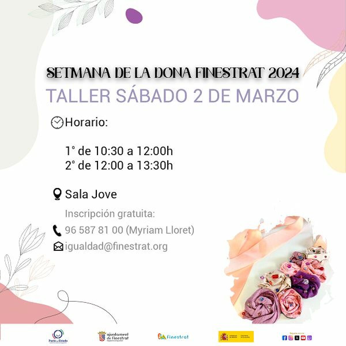 Finestrat organiza “La setmana de la Dona 2024” para celebrar el 8 de marzo