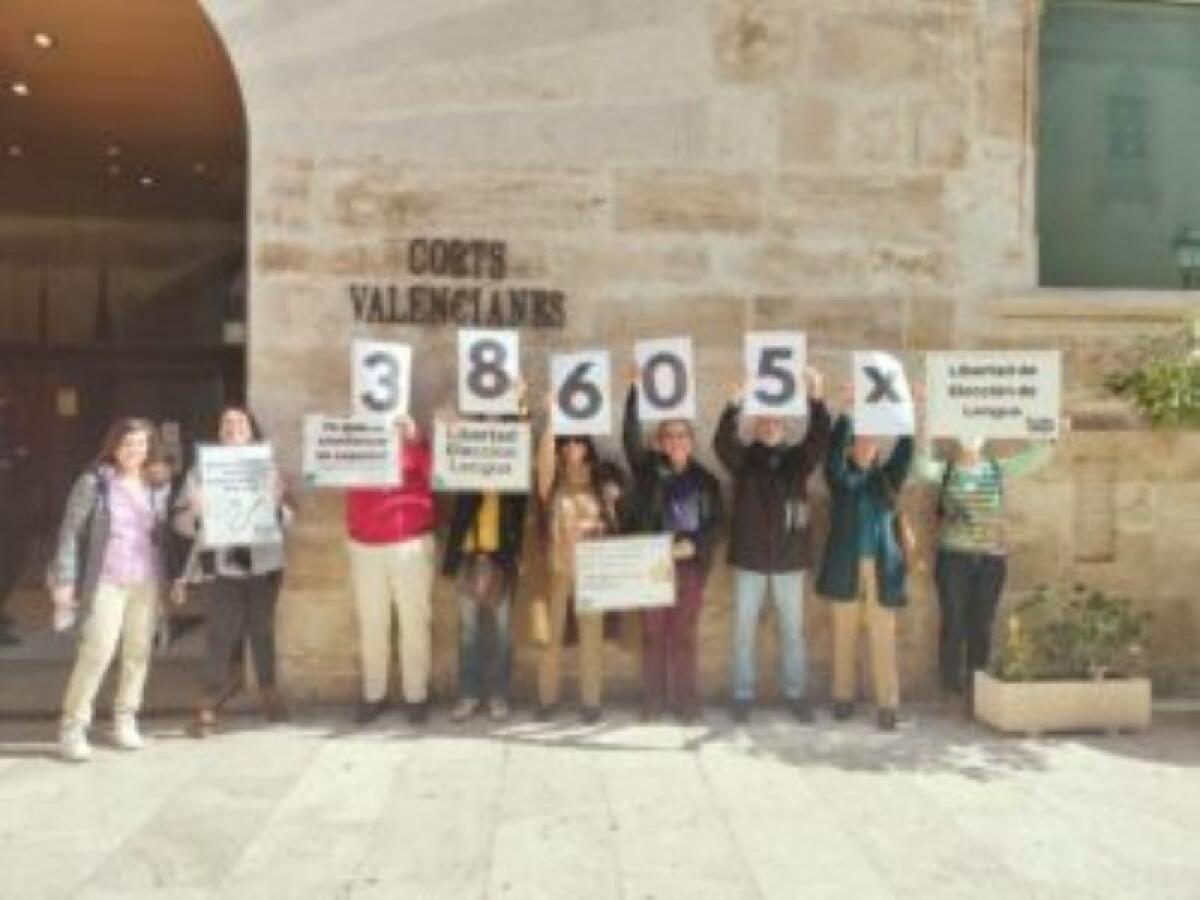 HABLAMOS ESPAÑOL VALIDA SU ILP DE LIBERTAD DE ELECCIÓN DE LENGUA CON 38.605 FIRMAS, EL CUÁDRUPLE DE LO EXIGIDO