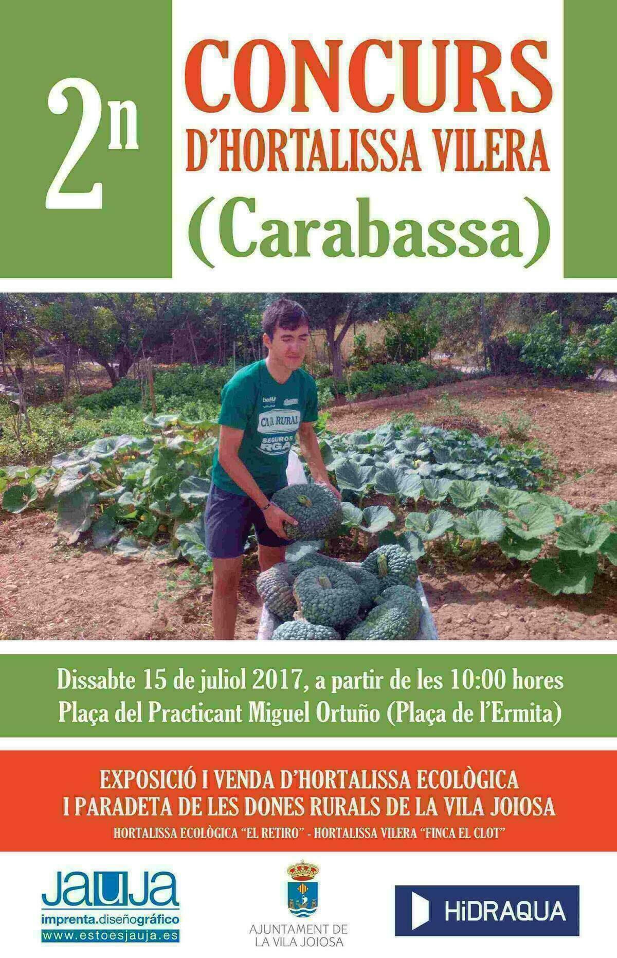 La Vila celebra el &lsquo;II Concurso de Hortaliza Vilera&rsquo; 