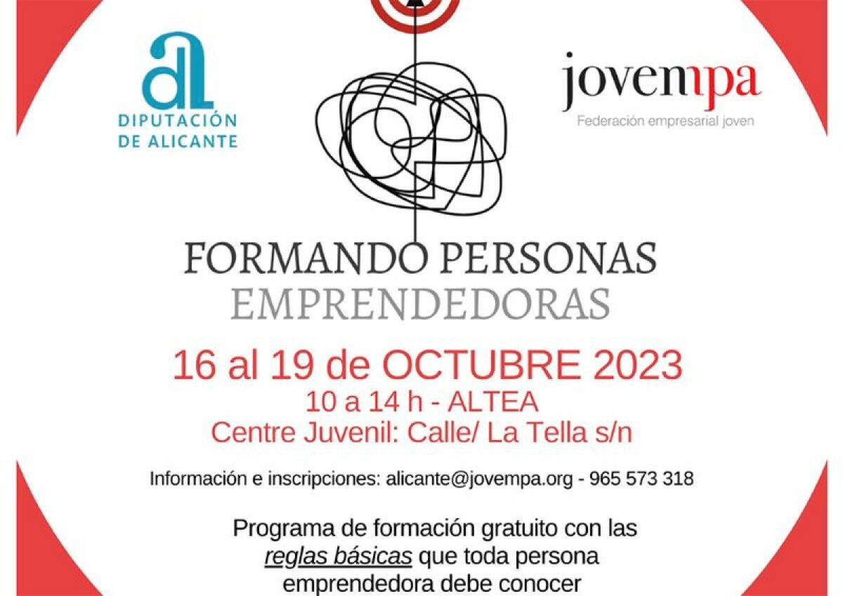 Ayuntamiento y Jovempa organizan unas jornadas formativas para emprendedores