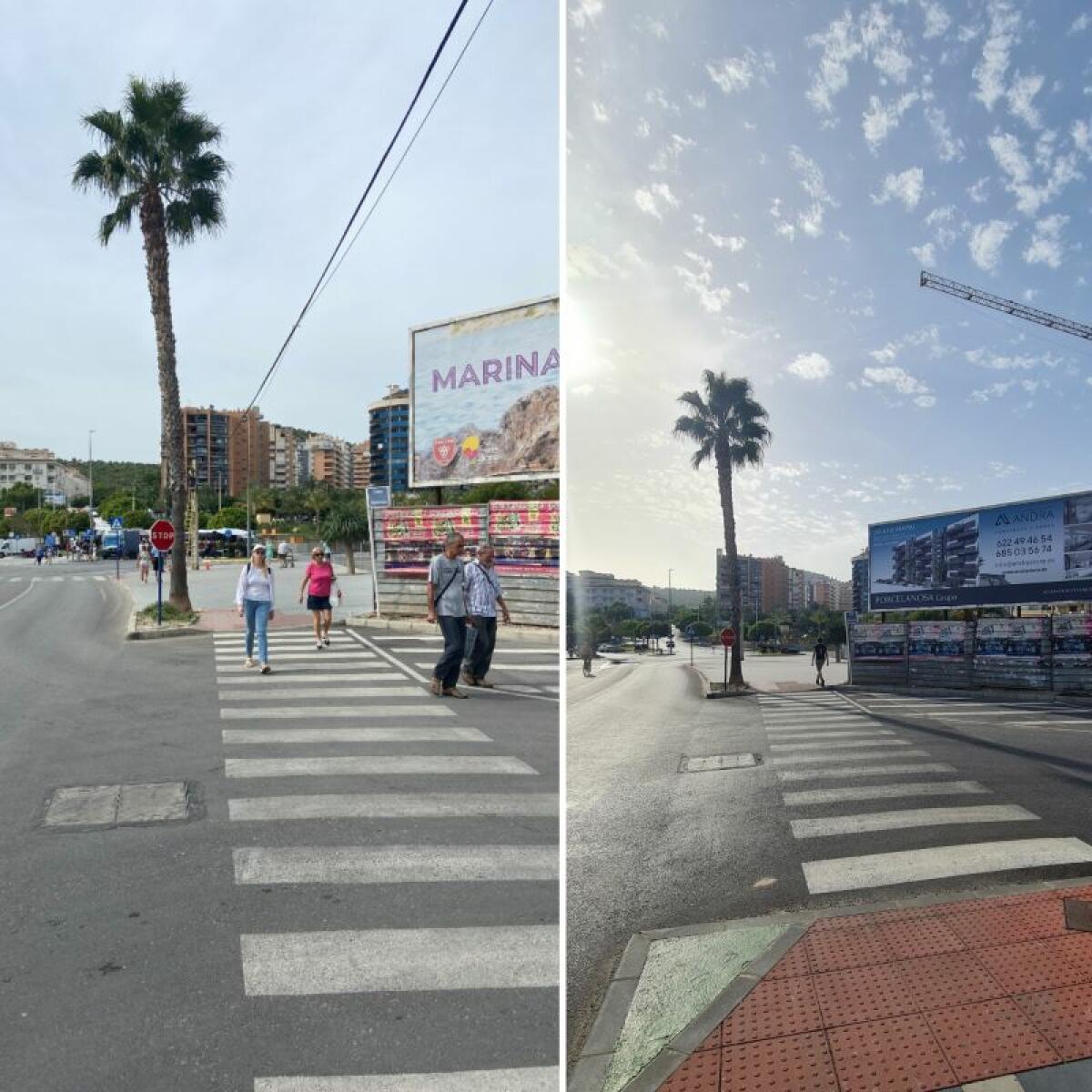 LA CALA DE FINESTRAT RECUPERA ESPACIO AÉREO CON LA RETIRADA DE POSTES Y 160 METROS DE CABLEADO