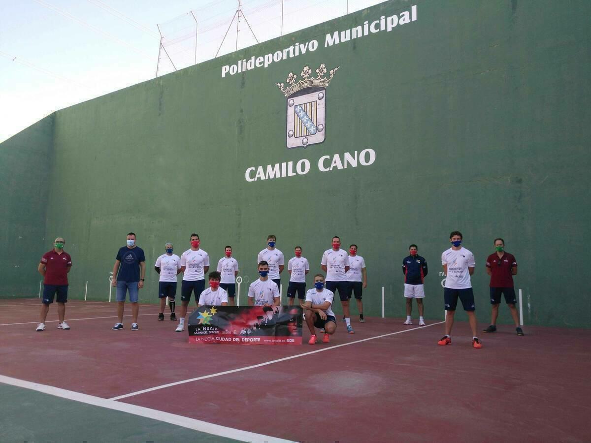 La Selecci&oacute; de Pilota Valenciana entrena en La Nuc&iacute;a