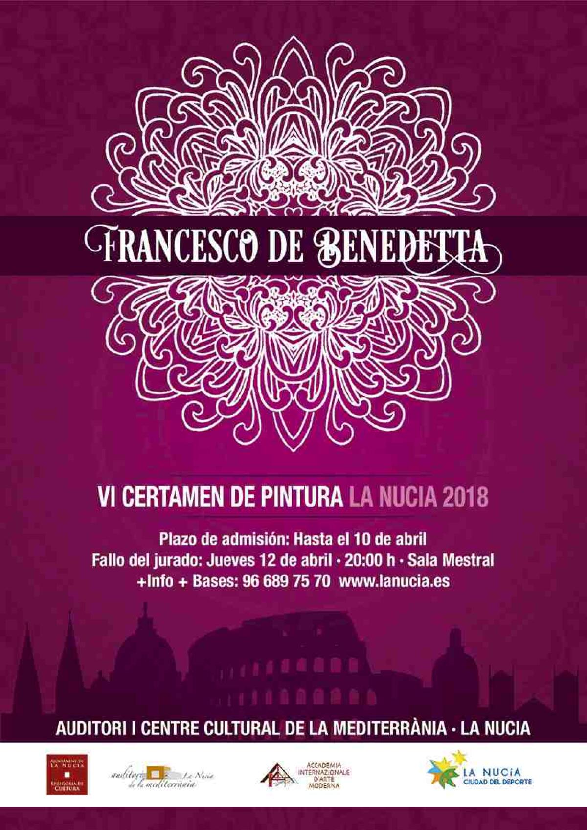 La Nuc&iacute;a &middot; &Uacute;ltimo d&iacute;a para el VI Certamen de Pintura &ldquo;Francesco de Benedetta&rdquo; 