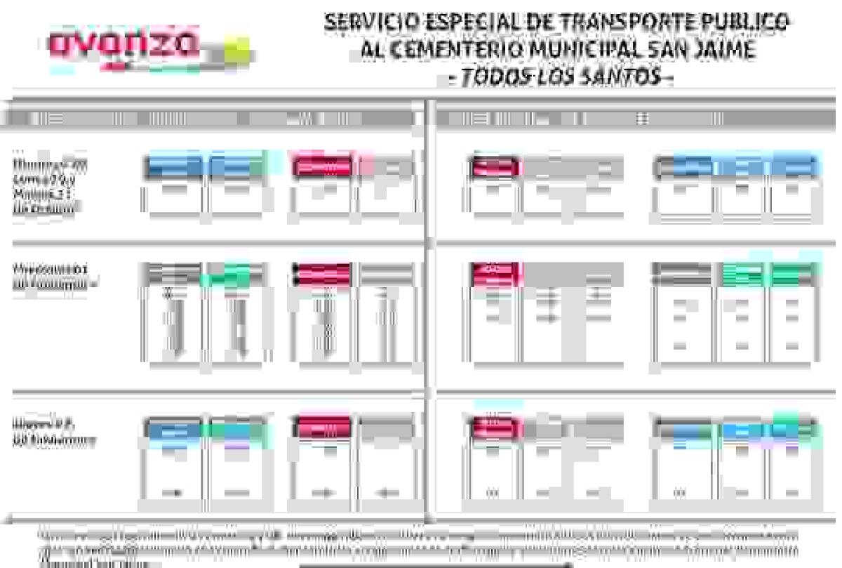  Benidorm fija un servicio especial de autob&uacute;s hasta el cementerio de San Jaime con motivo de Todos los Santos