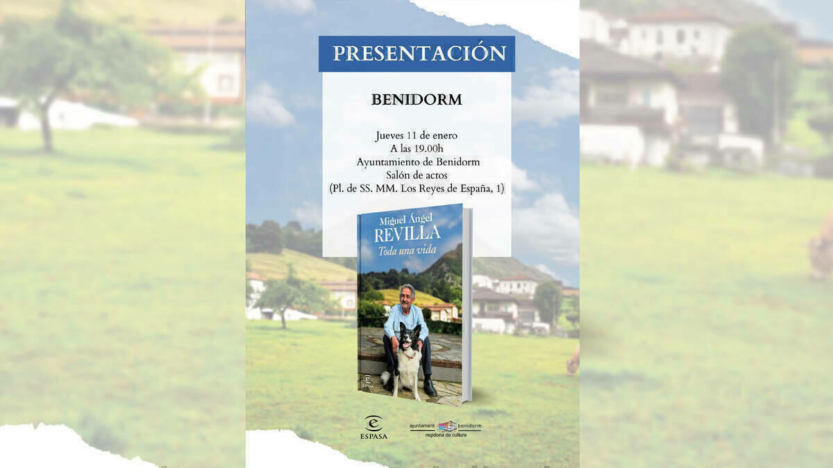 Miguel Ángel Revilla presenta en Benidorm su libro ‘Toda una vida’ 