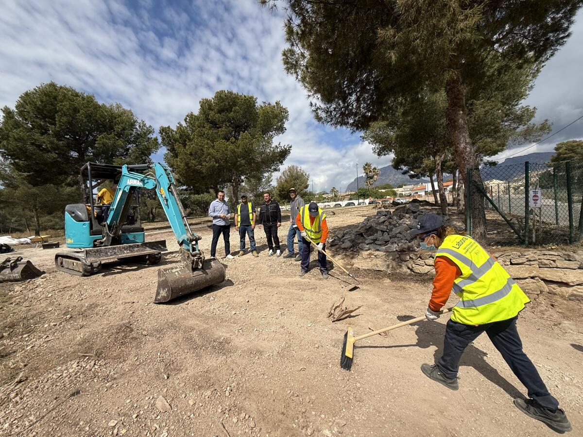 La Nucía habilita una nueva zona de aparcamiento en carrer Matisse