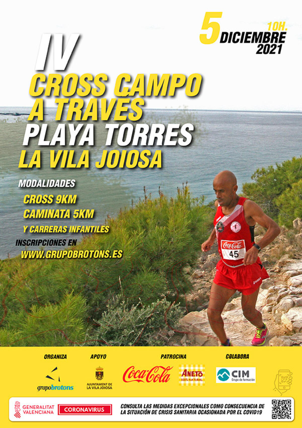 Este domingo se celebra el IV Cross Playa Torres en la Vila Joiosa