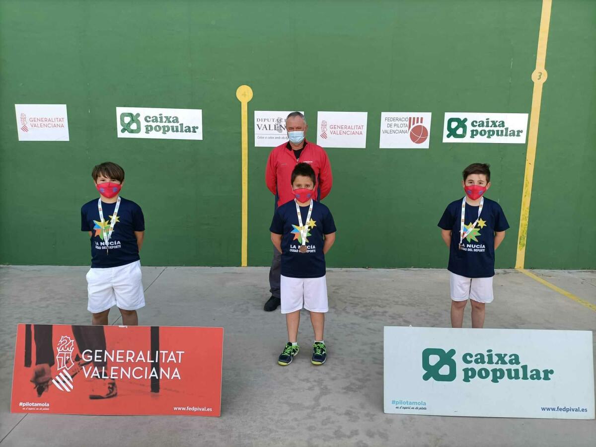 L’Escola de Pilota queda cuarta en la Final Provincial “Frontó per Parelles”