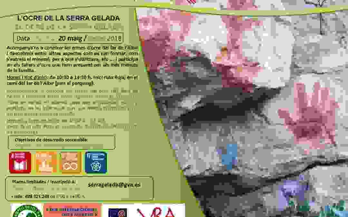 L&rsquo;Alf&agrave;s organiza una visita guiada para ni&ntilde;os a las minas de ocre de la Serra Gelada