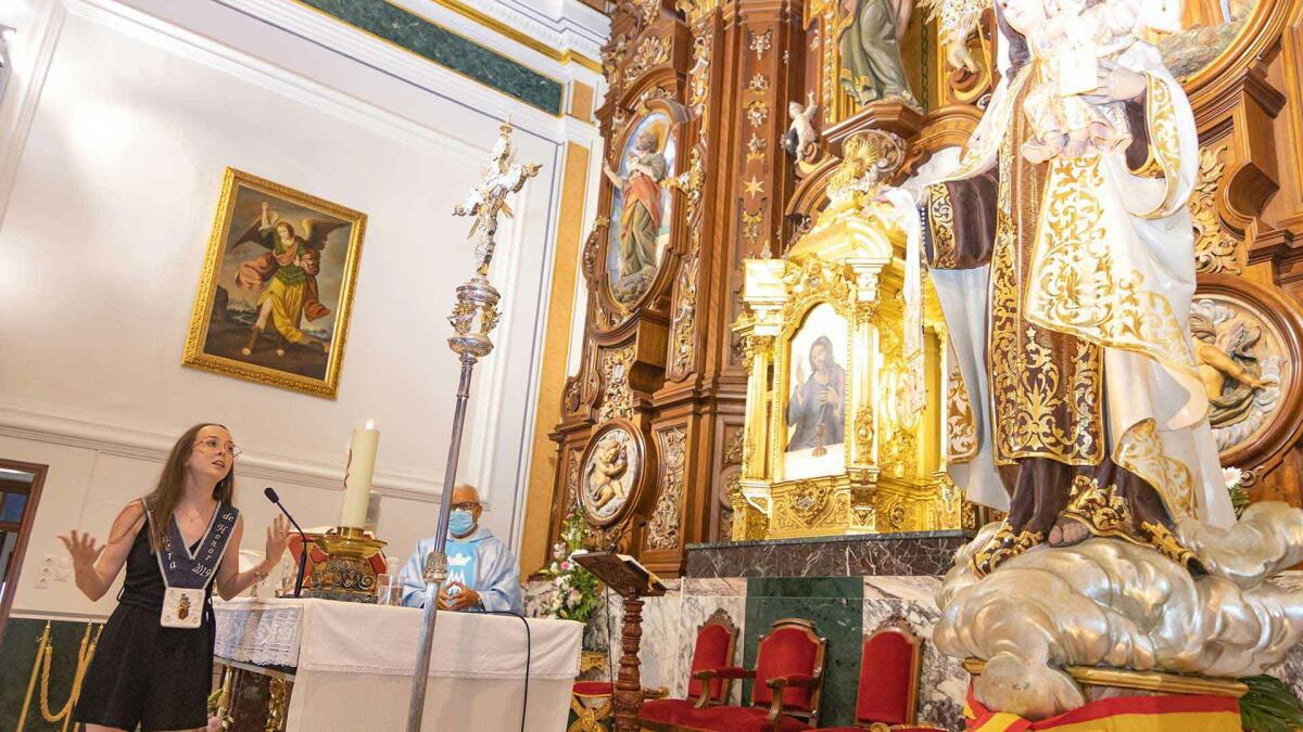 Homenaje a la Virgen del Carmen en Benidorm