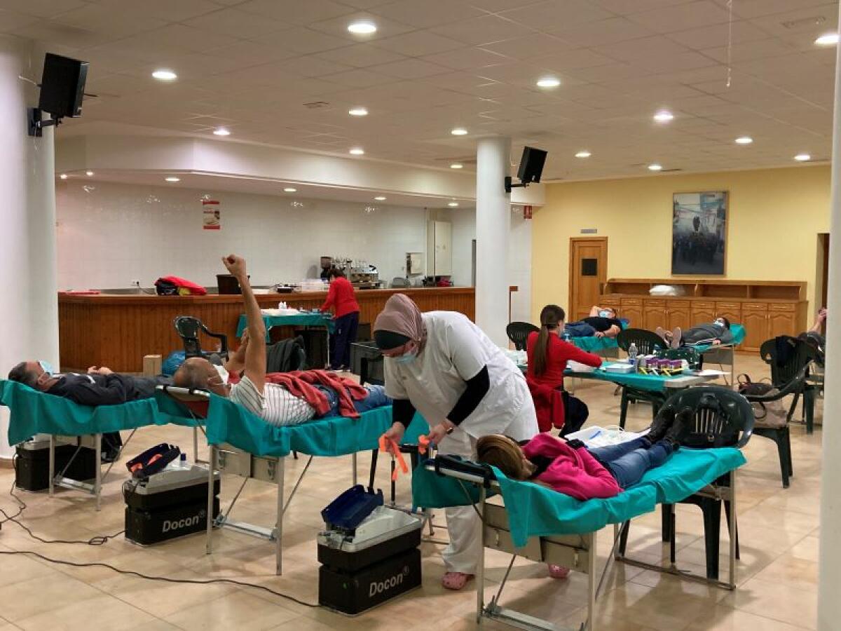 41 personas en la última donación de sangre del año