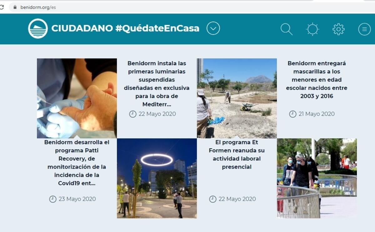 El PP se niega a hacer test masivos a trabajadoresdel sector privado de Benidorm como pide Ciudadanos y usa el canal de comunicaci&oacute;n municipal sobre el Covid para arremeter contra el grupo de la oposici&oacute;n
