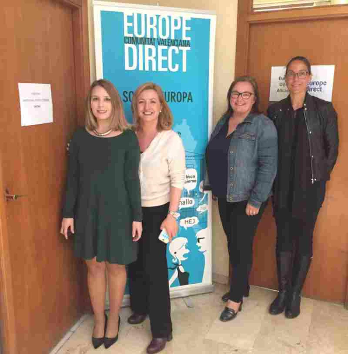 La concejala de Participaci&oacute;n Ciudadana se re&uacute;ne con responsables de la Oficina Europe Direct de Alicante con el fin de colaborar y difundir la labor de la OPE de Altea
