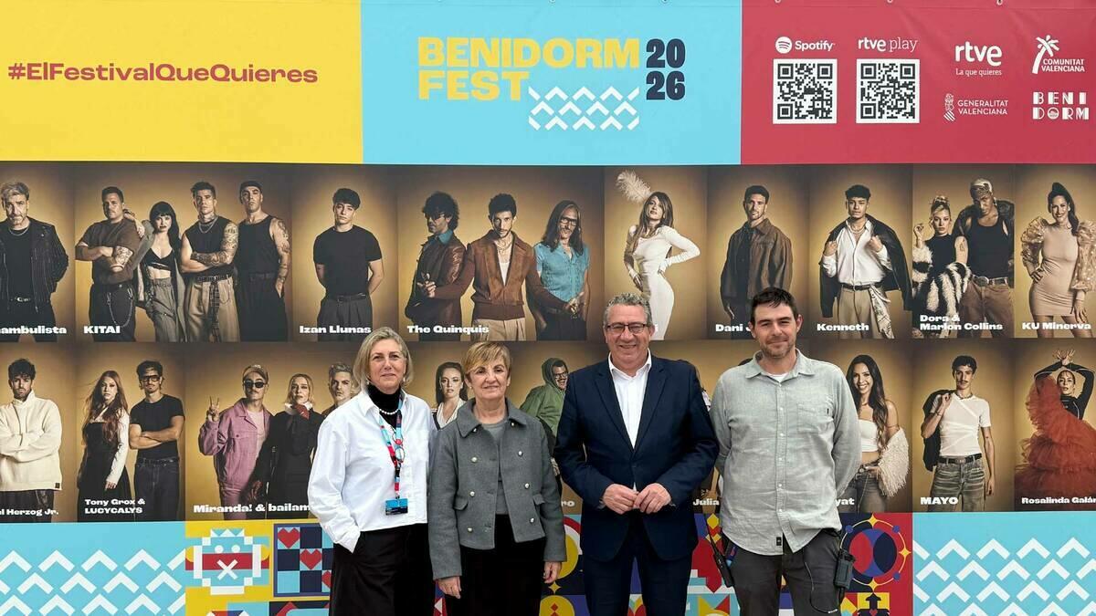 Benidorm pone en marcha la &lsquo;Fan Zone&rsquo; que albergar&aacute; buena parte de la programaci&oacute;n paralela del Benidorm Fest